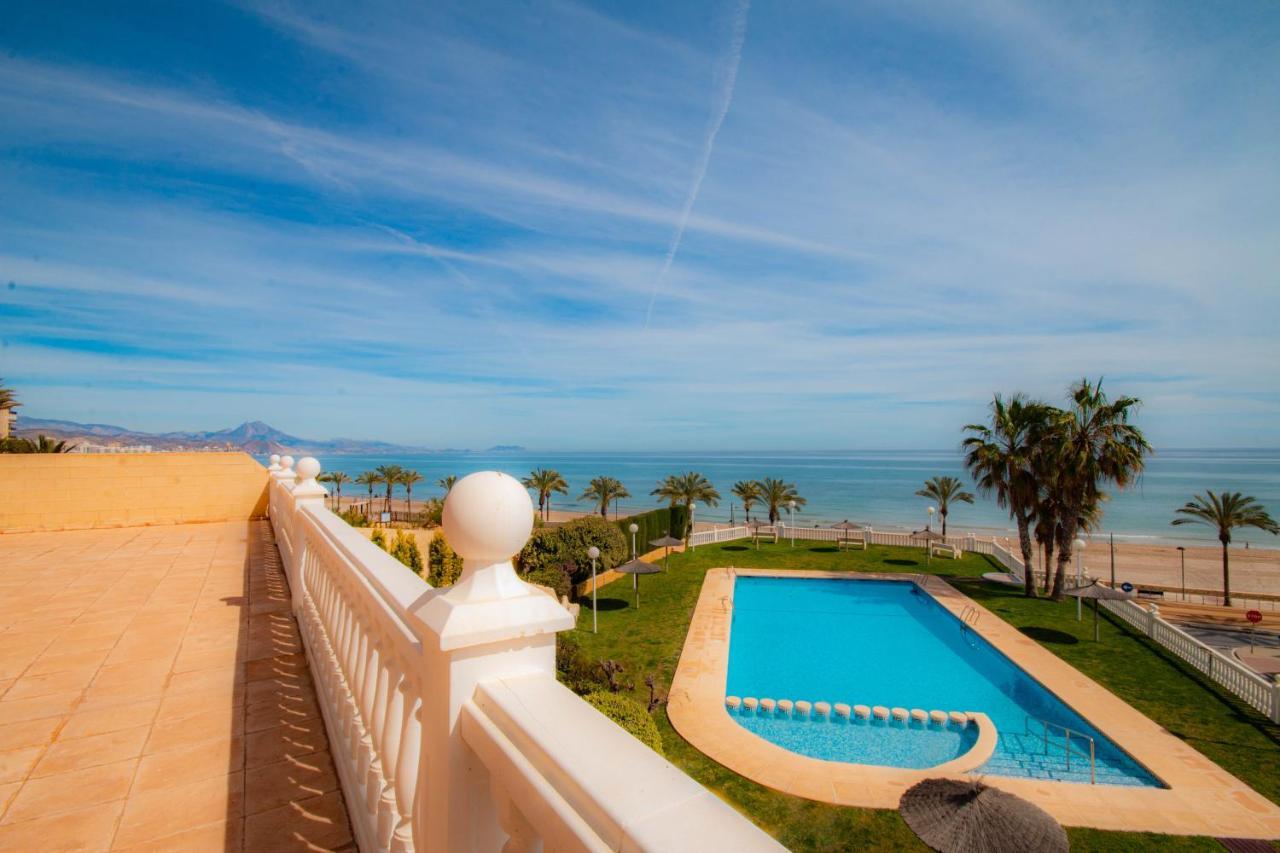 Lovely Apartment Beach Front & Pool El Campello Dış mekan fotoğraf