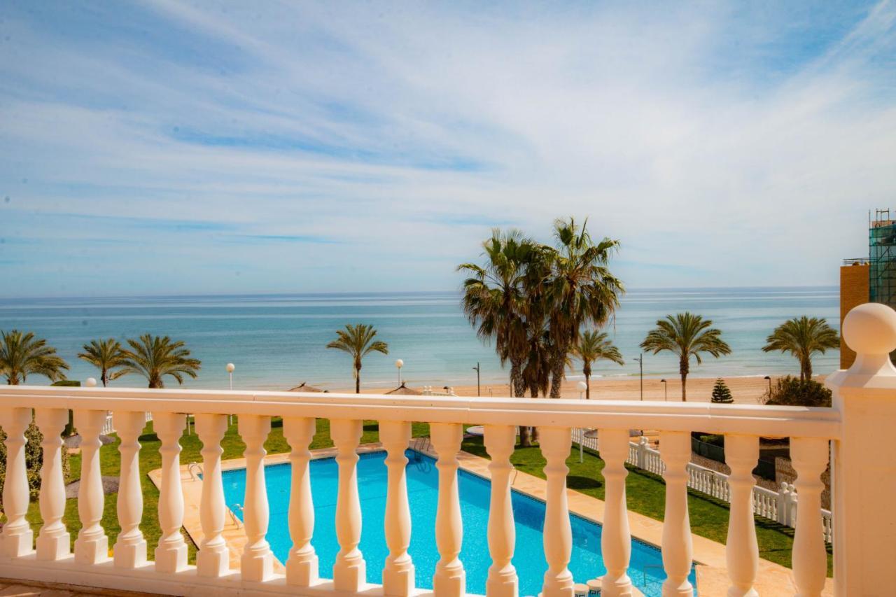 Lovely Apartment Beach Front & Pool El Campello Dış mekan fotoğraf